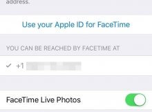 take facetime live photos on ios 11