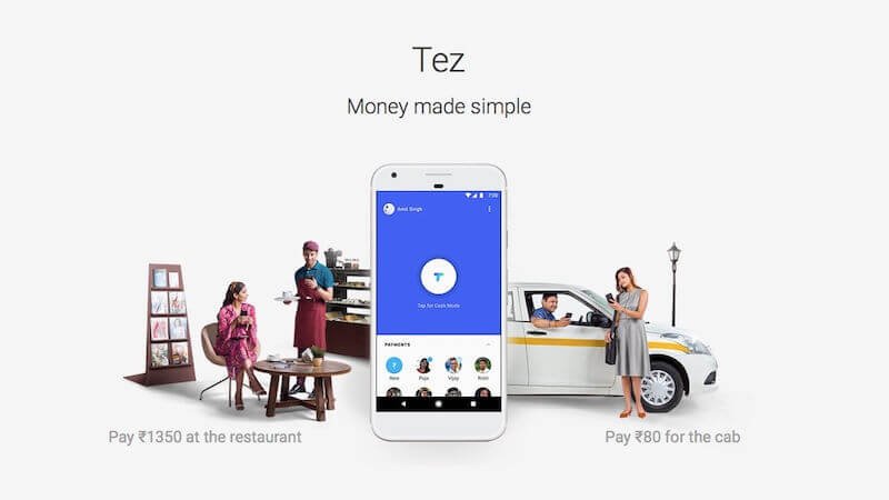 Google Tez App UPI payment india