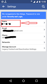 Facebook Name change kaise kare